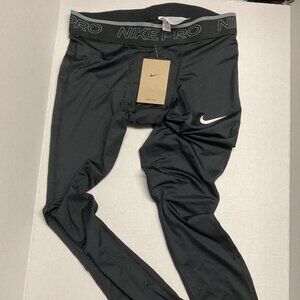 Nike Pro Men’s Compression Tights – Size Medium – Black – New With Tags